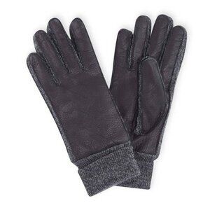 NWT Pistil Leather Westside Gloves, OS, Black/Dark Gray